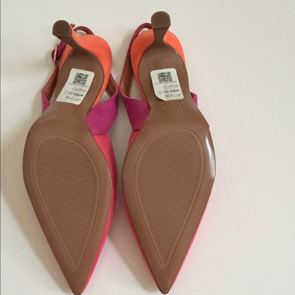 ASOS Fuchsia, Orange, Violet  Slingback Heels - Picture 5 of 6